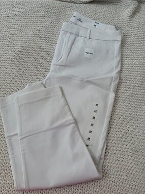 Old Navy White High-Rise Pixie Pants NWT